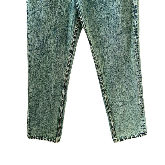 Teddy Fresh High-Rise Straight-Leg Acid Wash Jeans In Vintage Green Size 29 - Picture 5 of 15
